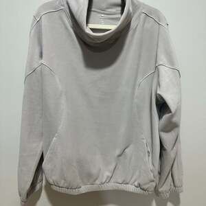 Apana Long Sleeve Funnel Neck Pullover Sweatshirt Sz XL